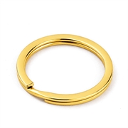 Nøglering. ION forgyldt rustfri stål. Bred. 30 mm